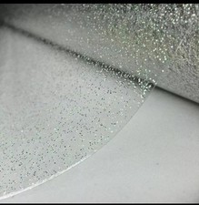 Clear Sparkle Easy Wipe Clean PVC Vinyl Tablecloth Dining Table Cover Protector