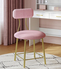Dressing Table Chair With Gold