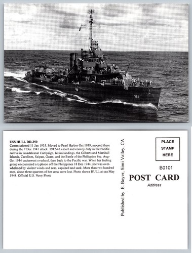 Uss hull 350 destroyer wwii - hull,