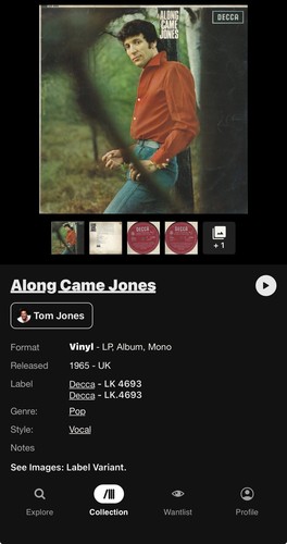 Tom jones along came - jones,