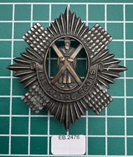 Royal Scots Lugged Cap Badge