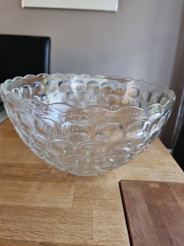 Large glass vintage thumbprint - large,