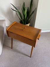Amazing condition Vintage Midcentury 1960’s Danish Sewing Box Retro Sputnik Legs