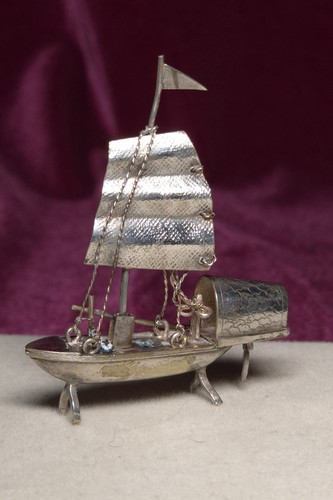 Vintage chinese miniature junk - vintage,