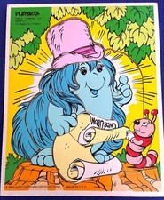 1984 Playskool Snugglebums Gently Wood  Puzzle 11 Pieces Made in USA