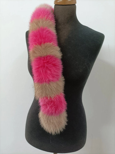 Real fox fur hood trim - real,