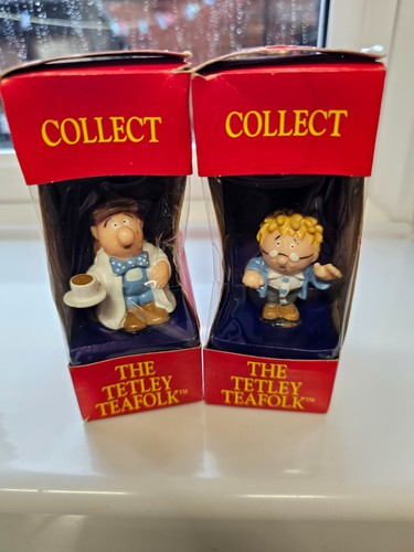 Tetley tea folk figures - tetley,