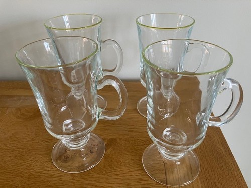 Set gold rimmed glasses - set, gold-rimmed