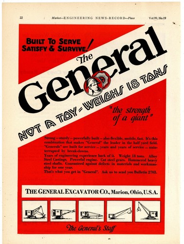1927 general excavator - 1927,