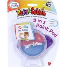 Paint-Sation 2-in-1 Paint Pod - Blue & Red - Anti-Gravity Washable Poster Paint