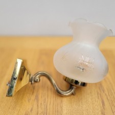 Vintage BHS Wall Light Brass &