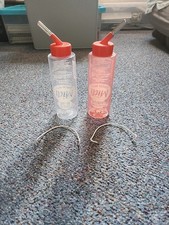 2 Small Animal Water Bottles