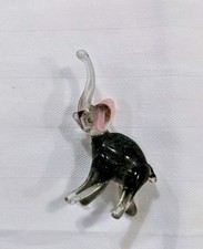 Vintage Glass Elephant
