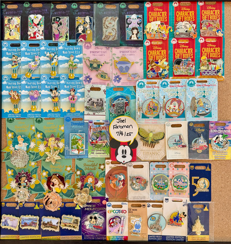 Disney park pins 2022 - park,