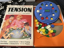Vintage 1970 Tension Board Game Kohner Brothers - Very Good Example - Rare