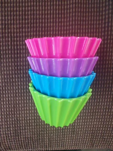 Set coloured ribbed - of,