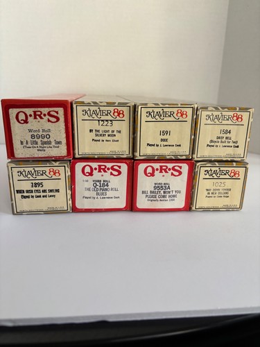 Lot player piano rolls - of,