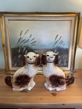 LARGE PAIR VINTAGE CHOCOLATE