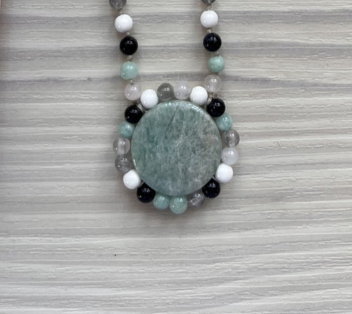 Lola rose necklace amazonite - necklace,