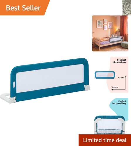Adjustable blue bed rail for - blue,