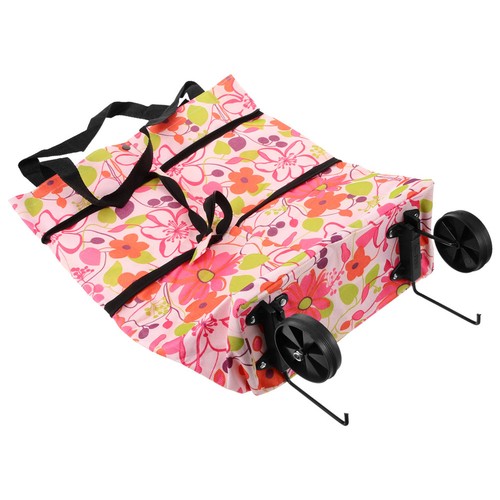 Grocery carrier with - with, wheels