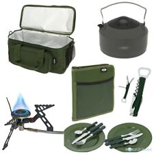 NGT Brewbag Cutlery Set with Gas Stove Kettle Carp Fishing Camping Carryall