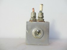 Vintage Nickel Brass Light Switch Industrial Factory Art Deco Antiques Iron Old