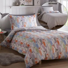 Owls Duvet Quilt Cover Kids Bedlinen Bedding Bed Set Boys/ Girls 3 Sizes New