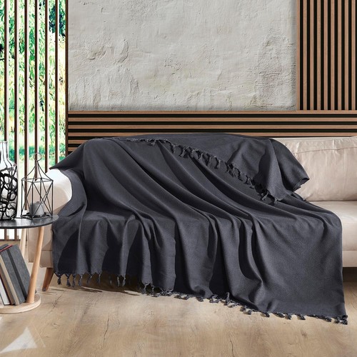 100 cotton large throw - cotton,