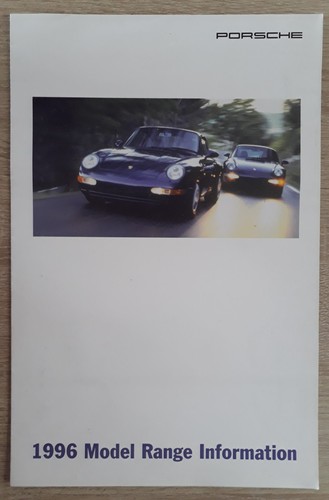 Porsche 911 range brochure - range,