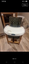 Wooden baby start - baby, chair