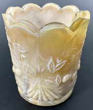 Miniature carnival glass bowl - carnival,