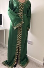 Royal Green Moroccan Kaftan