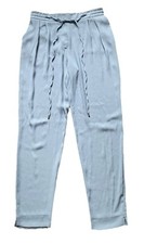 ZARA BASIC Blue Crepe