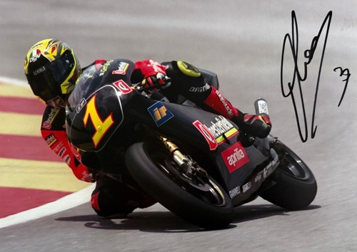 Max biaggi hand - hand, signed