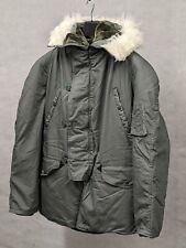 US Air Force Extreme Cold Weather N3B Snorkel Parka Jacket Coat - Large