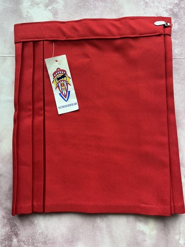 Girls red school gym - skirts, pe