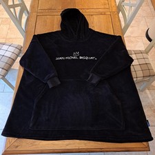 TYPO X JEAN-MICHEL BASQUIAT oversized Hoodie Black Licensed Colab Comfy Warm