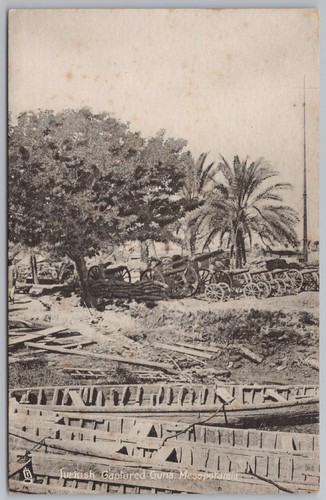 Ww1 captured turkish guns - captured, in