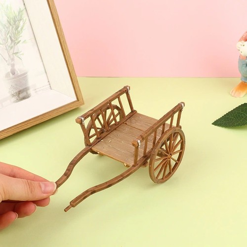 1pcs dollhouse miniature - miniature, cart