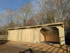 X36 timber workshop - 12'x36', garage