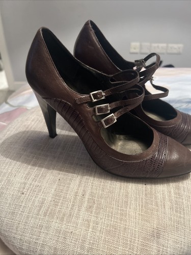 Ladies nine west brown shoes - nine,