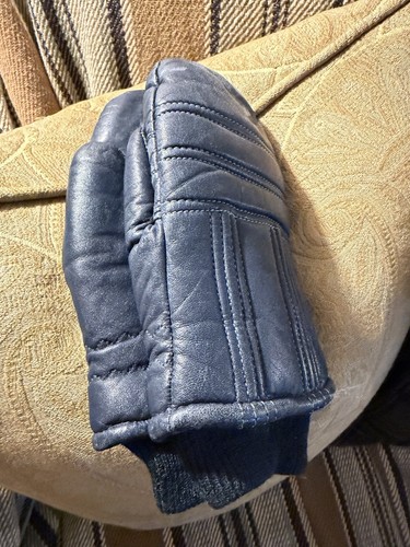 Vintage blue woman leather - vintage,