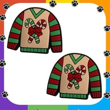 2pcs Christmas Green Red Ugly