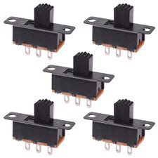 5 x Mini Miniature Model Railway Slide Switch 2-Position SPDT