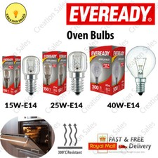 Oven Cooker Appliance Bulb 300°C Universal Lamp Light 15W 25W 40W 240V E14 SES