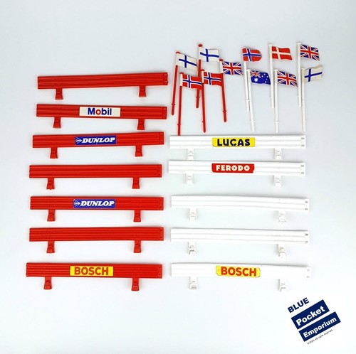 Scalextric barriers red - scalextric, &