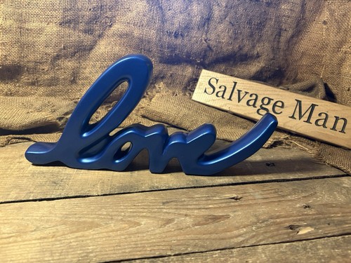 Upcycled metallic blue ceramic - metallic,