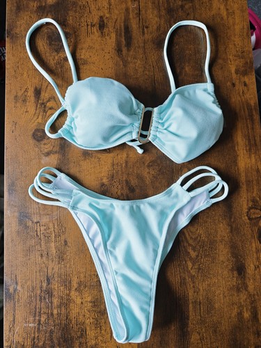 Aqua blue strappy - aqua,