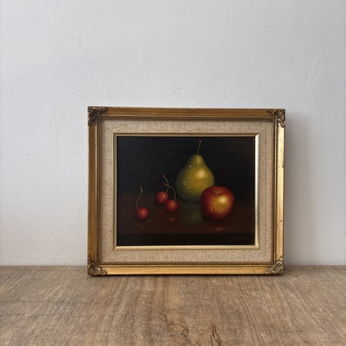 Vintage oil board still - on,